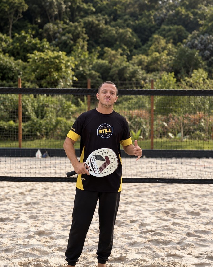 Rafael Figueredo, professor de beach tennis